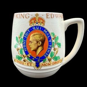 Royal Commemorative King Edward VIII May 1937 Coronation Collectors Mug.